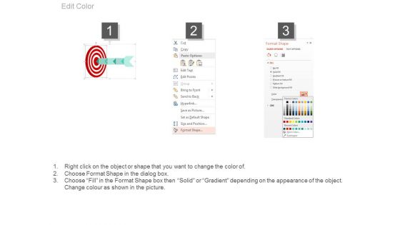Four Steps Design For Goal Planning Powerpoint Slides