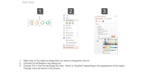 Four Steps For Financial Data Analysis Powerpoint Slides