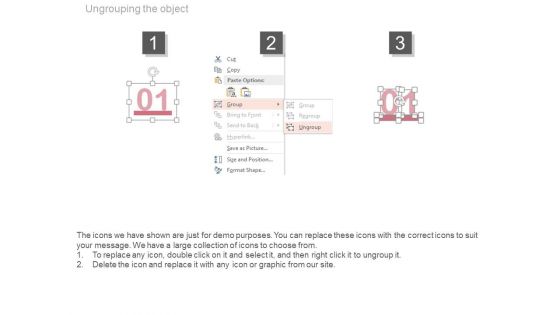 Four Steps For Marketing Strategic Planning Powerpoint Template