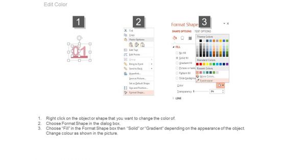 Four Steps For Marketing Strategic Planning Powerpoint Template
