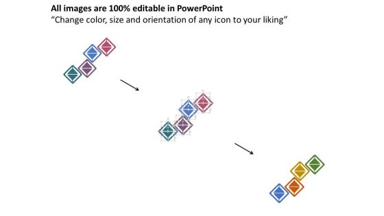 Four Steps Infographic For Business Data Display Powerpoint Template