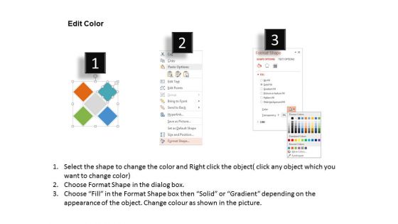 Four Steps Of Business Infographics Powerpoint Template