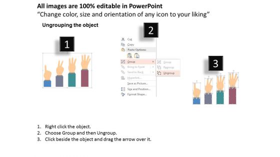 Four Steps Of Financial Goal Planning Powerpoint Templates
