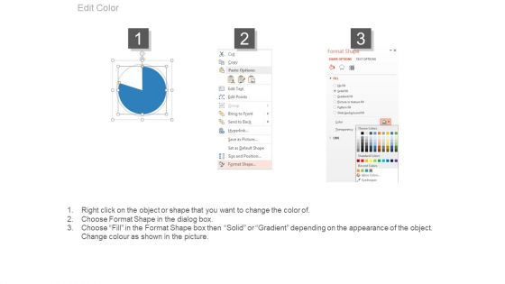 Four Steps Pie Charts For Financial Analysis Powerpoint Slides