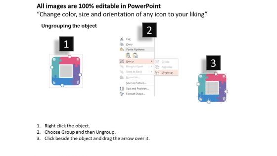 Four Steps Puzzle Infographic Powerpoint Templates