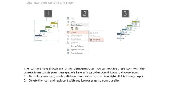 Four Steps Timeline Infographic Diagram Powerpoint Slides