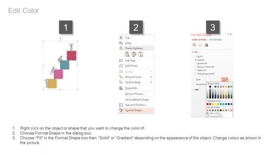 Four Success Steps For Competition Powerpoint Slides