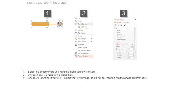 Four Tags For Employess Profiles With Pictures Powerpoint Slides