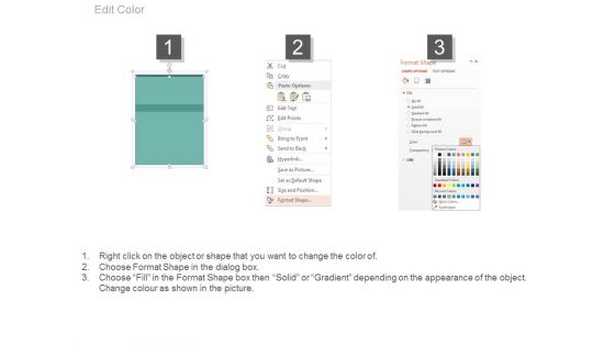 Four Tags For Financial Review And Analysis Powerpoint Slides