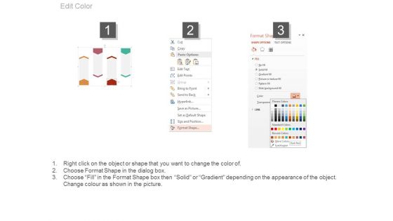 Four Tags For Marketing Planning Process Powerpoint Template
