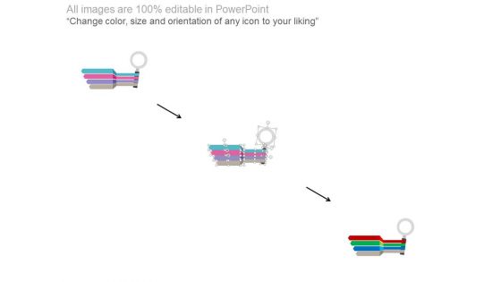 Four Tags With Magnifier For Solution Powerpoint Slides