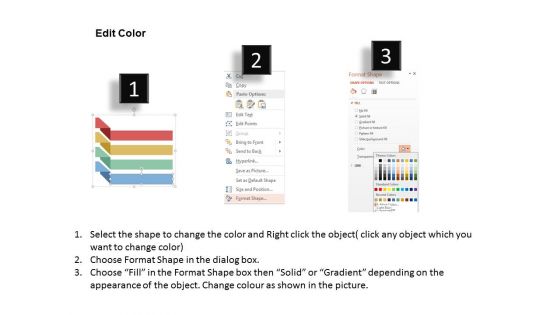 Four Text Tags For Process Flow Powerpoint Template