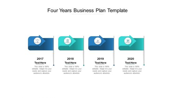Four Years Business Plan Template Ppt PowerPoint Presentation Summary Professional