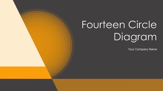 Fourteen Circle Diagram Ppt PowerPoint Presentation Complete Deck With Slides