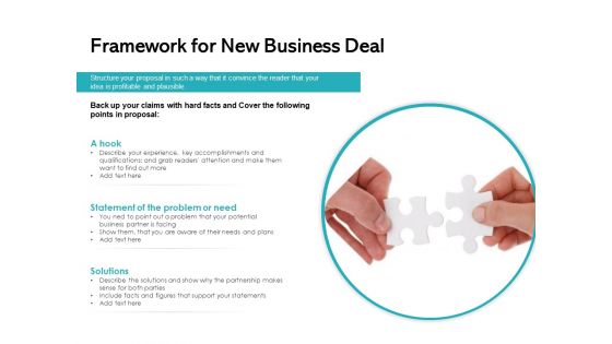 Framework For New Business Deal Ppt PowerPoint Presentation Visual Aids Icon PDF
