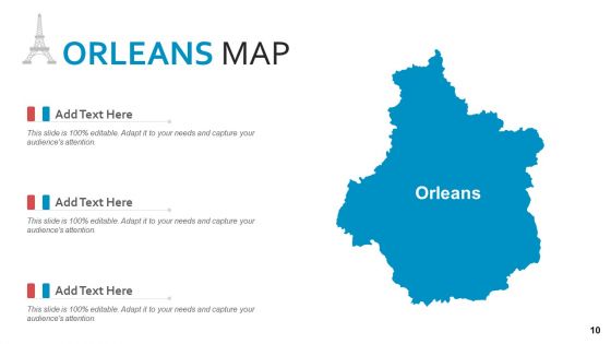 France Country And Federation Map PowerPoint Template