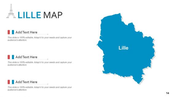 France Country And Federation Map PowerPoint Template