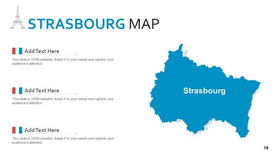 France Country And Federation Map PowerPoint Template