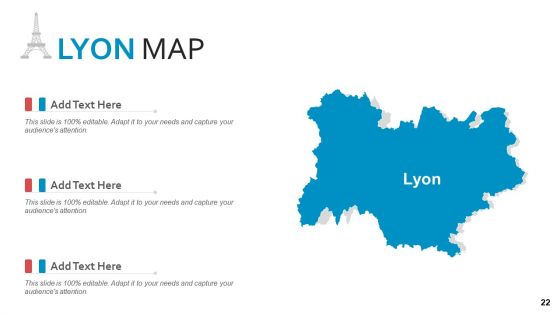 France Country And Federation Map PowerPoint Template