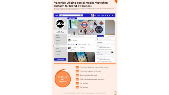 Franchise Promotion Playbook Template