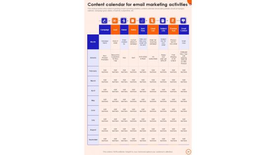 Franchise Promotion Playbook Template
