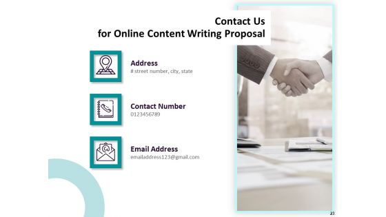 Freelance Writing Proposal Ppt PowerPoint Presentation Complete Deck With Slides