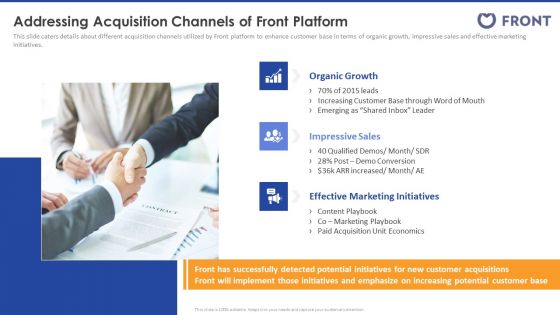 Front Series A Startup Fundraising Pitch Deck PPT Ppt PowerPoint Presentation Complete Deck With Slides