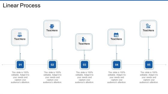 Front Series Venture Capital Funding Linear Process Slides PDF
