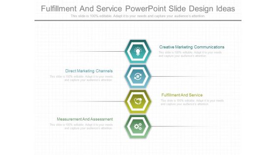 Fulfillment And Service Powerpoint Slide Design Ideas