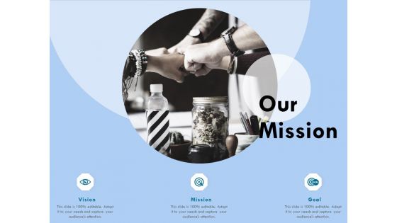 Functional Analysis Of Business Operations Our Mission Ppt Icon Elements PDF