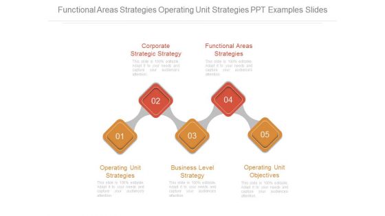 Functional Areas Strategies Operating Unit Strategies Ppt Examples Slides