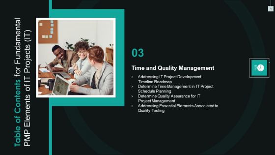 Fundamental PMP Elements Of IT Projects IT Ppt PowerPoint Presentation Complete Deck With Slides