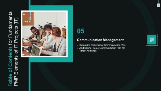 Fundamental PMP Elements Of IT Projects IT Ppt PowerPoint Presentation Complete Deck With Slides