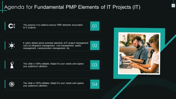Fundamental PMP Elements Of IT Projects IT Ppt PowerPoint Presentation Complete Deck With Slides