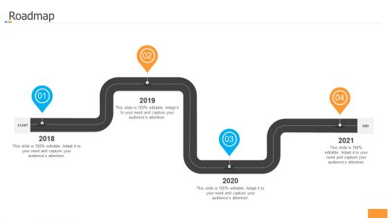 Funding Pitch Book Outline Roadmap Ppt Layouts Introduction PDF