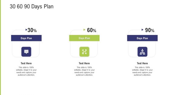 Funding Pitch Deck To Obtain Long Term Debt From Banks 30 60 90 Days Plan Ppt Show Slide PDF