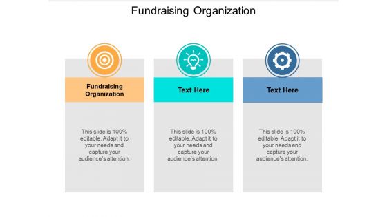 Fundraising Organization Ppt Powerpoint Presentation Slides Show Cpb