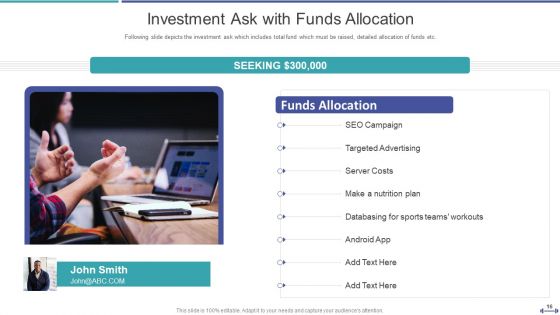 Fundraising Pitch Deck For Gym Startup Ppt PowerPoint Presentation Complete Deck With Slides