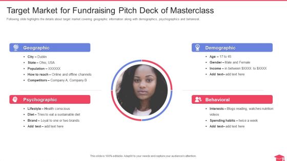 Fundraising Pitch Deck Of Masterclass Target Market For Fundraising Pitch Deck Of Masterclass Diagrams PDF Fundraising Pitch Deck Of Masterclass Target Market For Fundraising Pitch Deck Of Masterclass Diagrams PDF