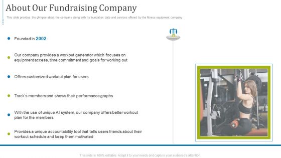 Fundraising Pitch Deck Presentation For Gym Equipments Startup Ppt PowerPoint Presentation Complete Deck With Slides
