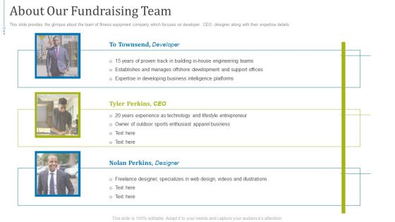 Fundraising Pitch Deck Presentation For Gym Equipments Startup Ppt PowerPoint Presentation Complete Deck With Slides