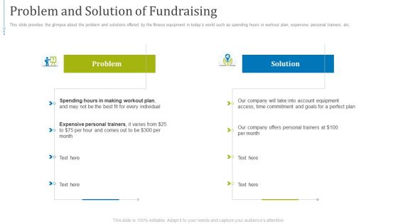 Fundraising Pitch Deck Presentation For Gym Equipments Startup Ppt PowerPoint Presentation Complete Deck With Slides