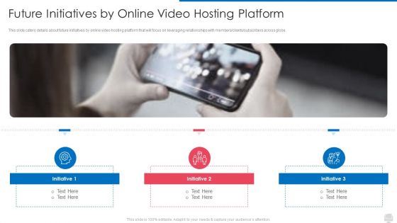 Future Initiatives By Online Video Hosting Platform Information PDF