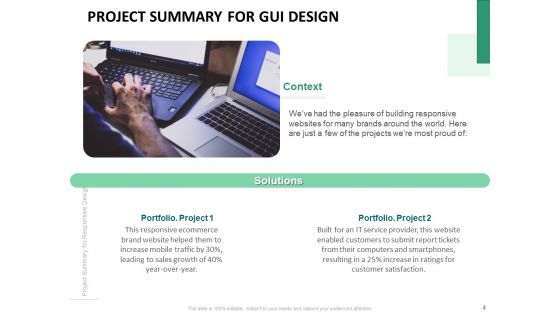 GUI Design Proposal Ppt PowerPoint Presentation Complete Deck With Slides