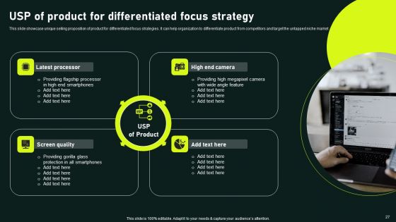 Gaining Competitive Advantage And Capturing Market Share Through Focused Strategy Ppt PowerPoint Presentation Complete Deck With Slides