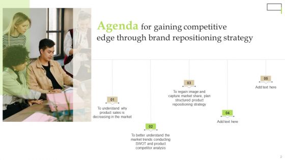 Gaining Competitive Edge Through Brand Repositioning Strategy Ppt PowerPoint Presentation Complete Deck With Slides