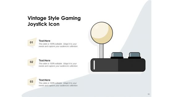 Game Controller Icon Experience Controller Icon Including Television Ppt PowerPoint Presentation Complete Deck