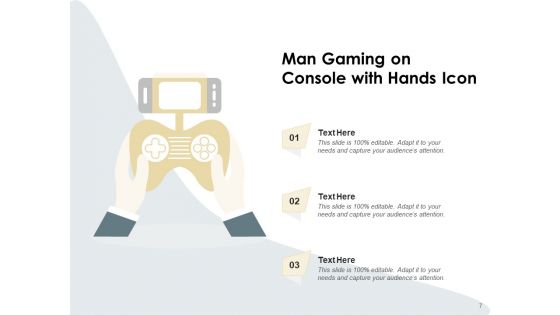 Game Controller Icon Experience Controller Icon Including Television Ppt PowerPoint Presentation Complete Deck