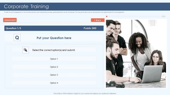 Gamification Strategy For Business Promotion Corporate Training Themes PDF