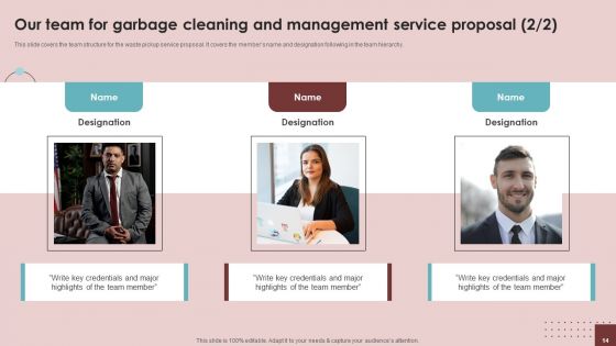 Garbage Cleaning And Management Service Proposal Ppt PowerPoint Presentation Complete Deck With Slides